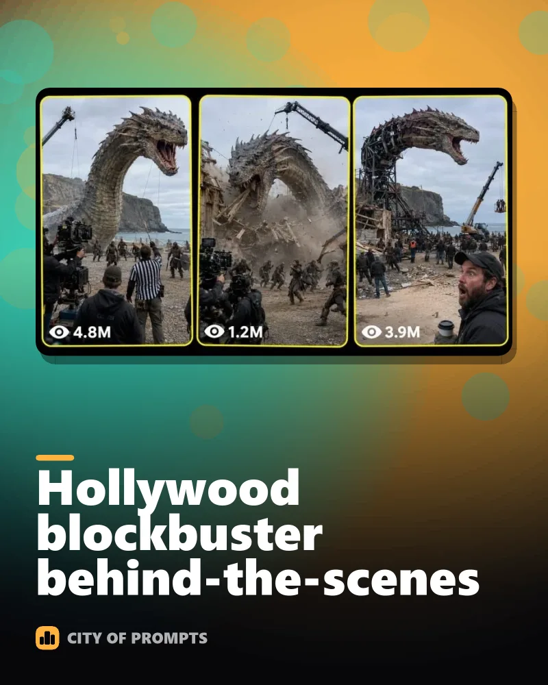 Cover image for Hollywood blockbuster behind-the-scenes