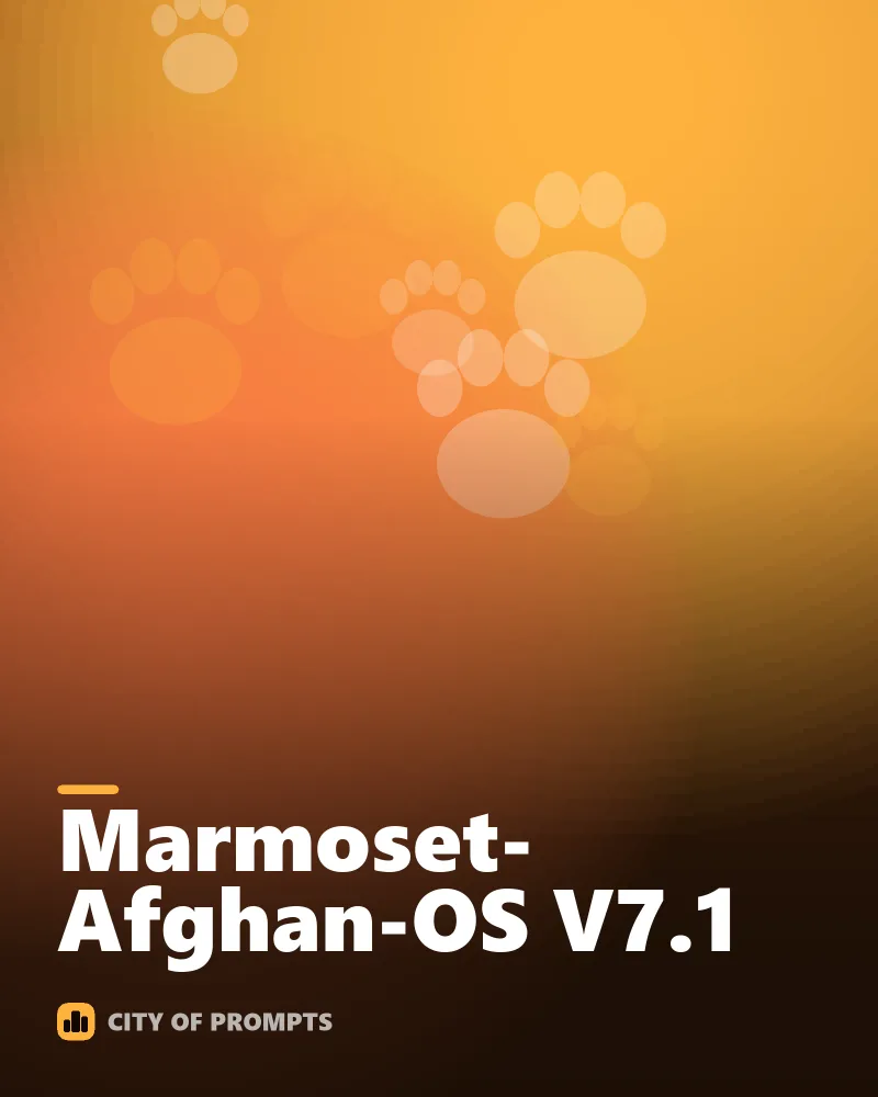 Cover image for Marmoset-Afghan-OS V7.1