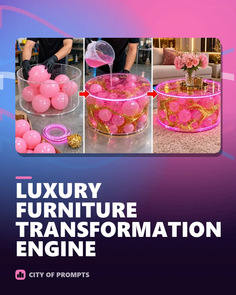Cover image for LUXURY FURNITURE TRANSFORMATION ENGINE