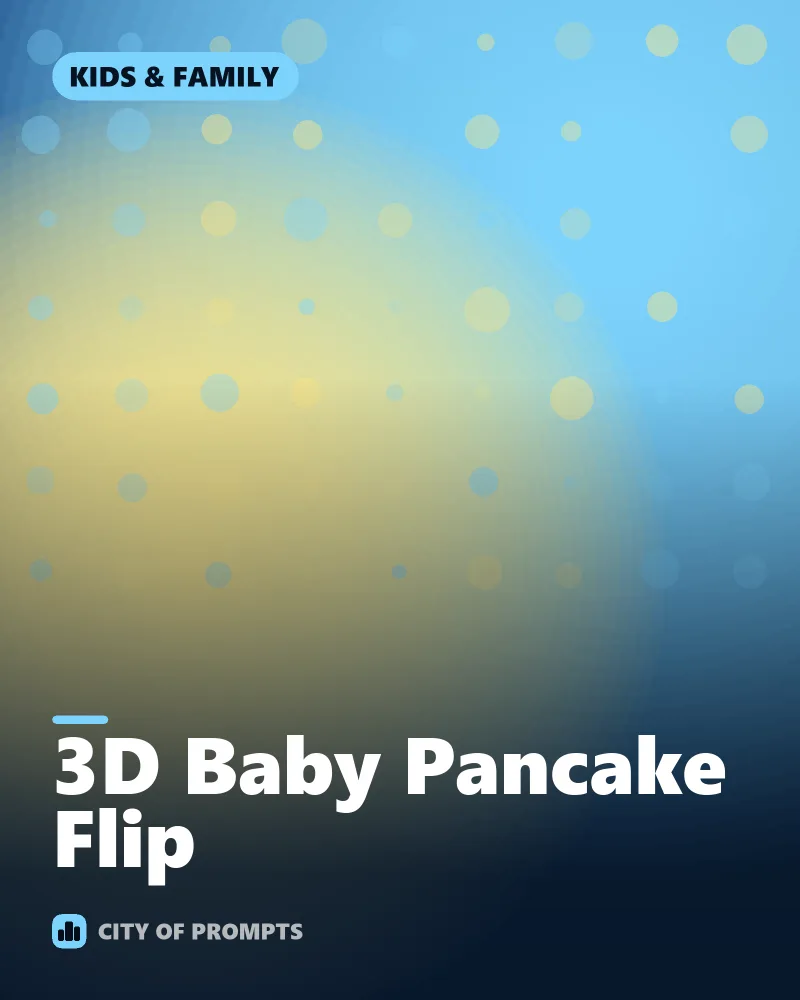 Cover image for 3D Baby Pancake Flip