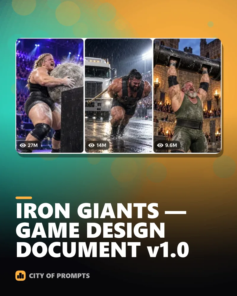 Cover image for ▶ IRON GIANTS — GAME DESIGN DOCUMENT v1.0