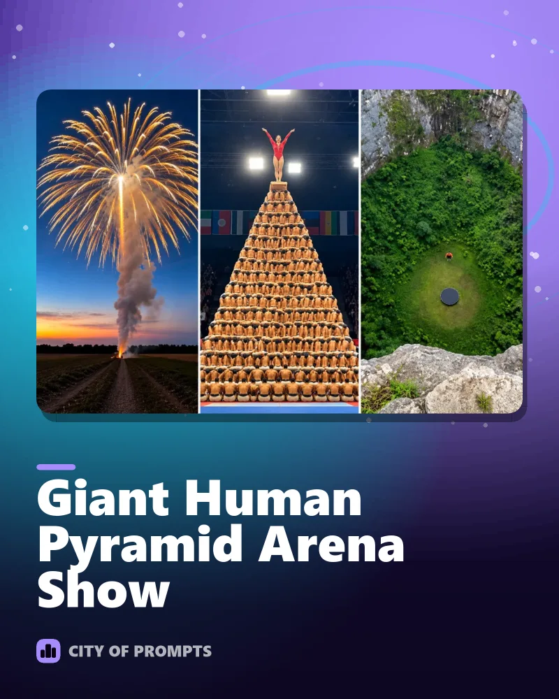 Cover image for Giant Human Pyramid Arena Show