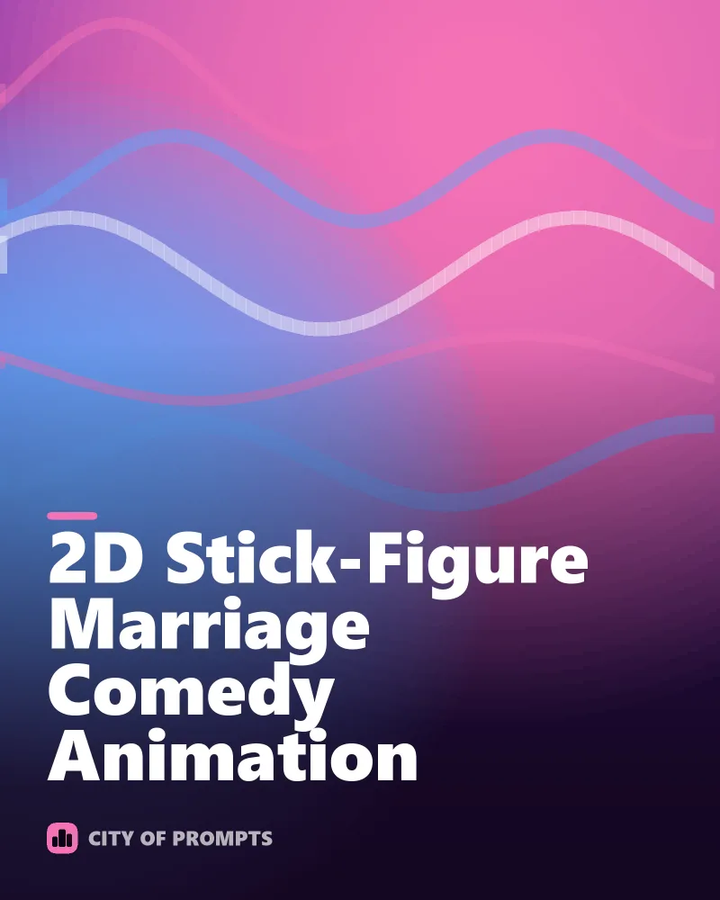 Cover image for 2D Stick-Figure Marriage Comedy Animation