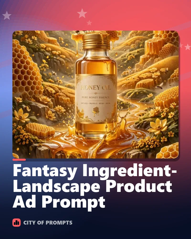 Cover image for Fantasy Ingredient-Landscape Product Ad Prompt