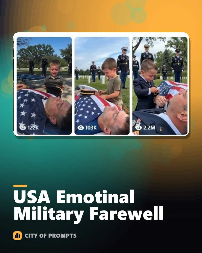 Cover image for USA Emotinal Military Farewell
