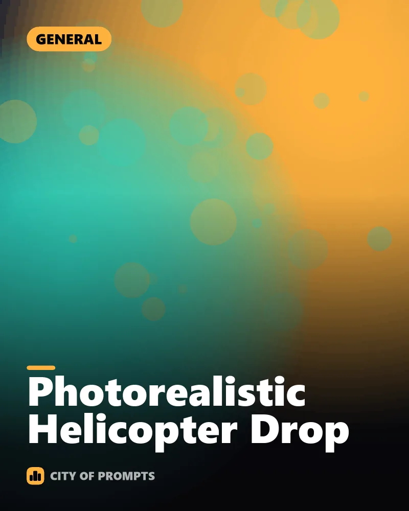 Cover image for Photorealistic Helicopter Drop
