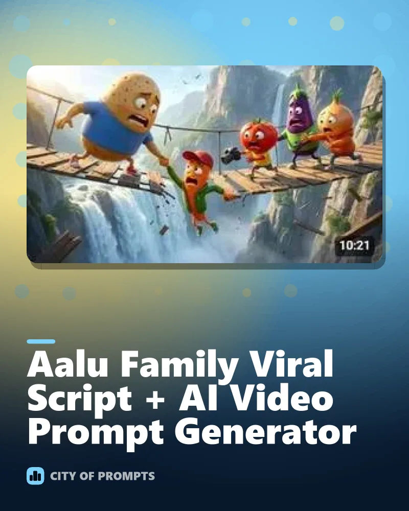 Cover image for Aalu Family Viral Script + AI Video Prompt Generator