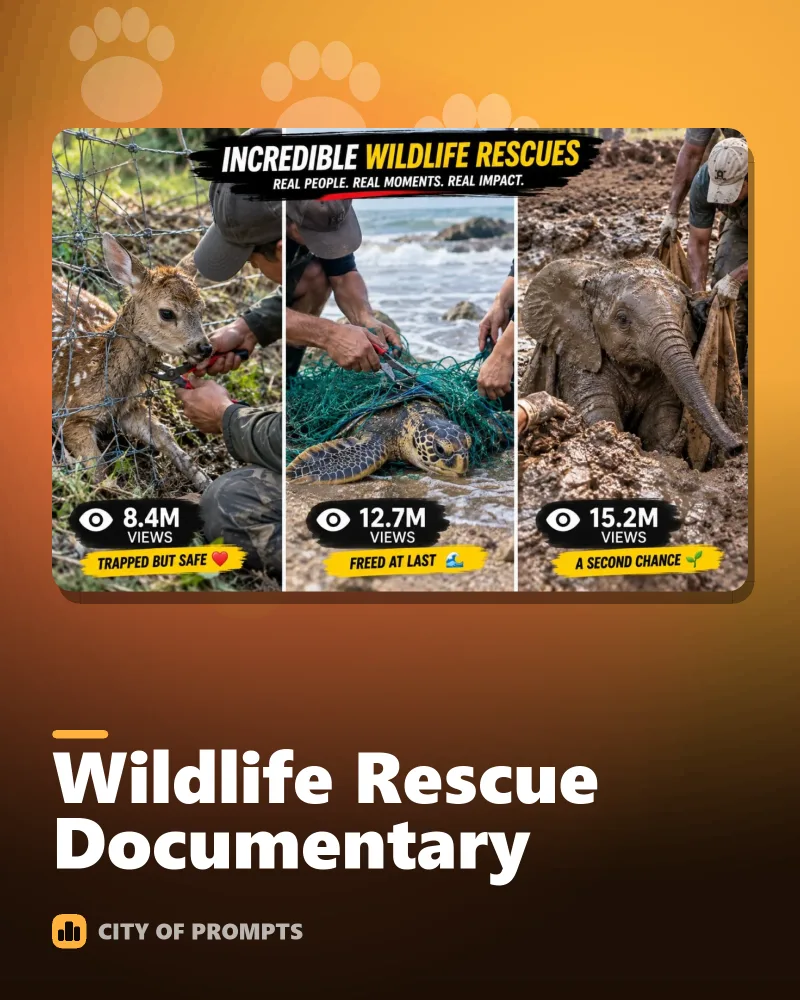 Cover image for Wildlife Rescue Documentary