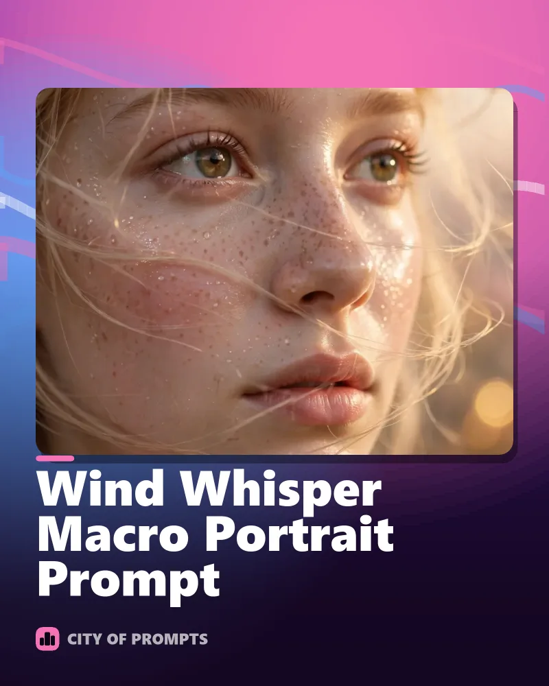 Cover image for Wind Whisper Macro Portrait Prompt