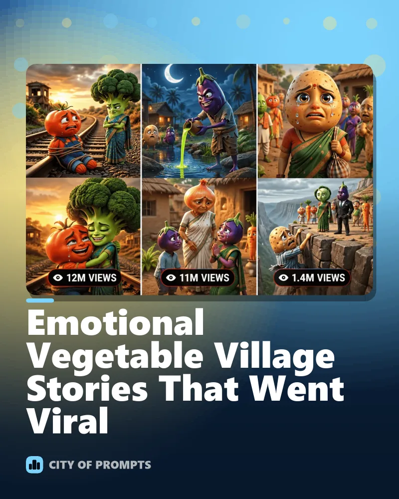 Cover image for Emotional Vegetable Village Stories That Went Viral 🥦🍅🥔
