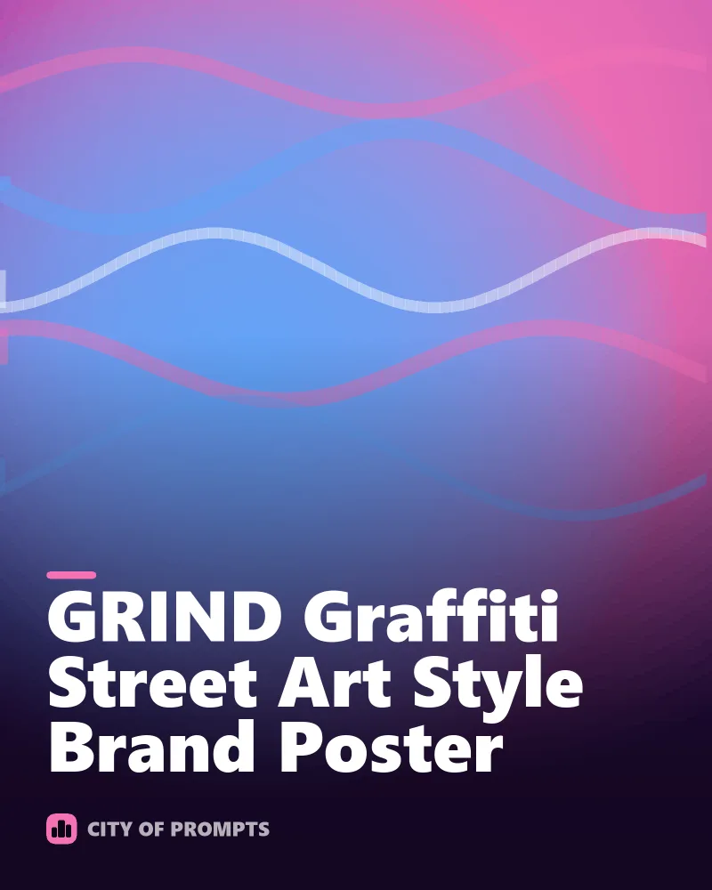 Cover image for GRIND Graffiti Street Art Style Brand Poster