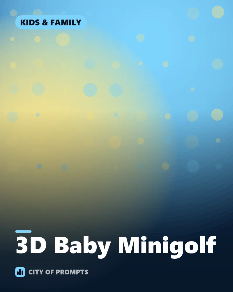Cover image for 3D Baby Minigolf