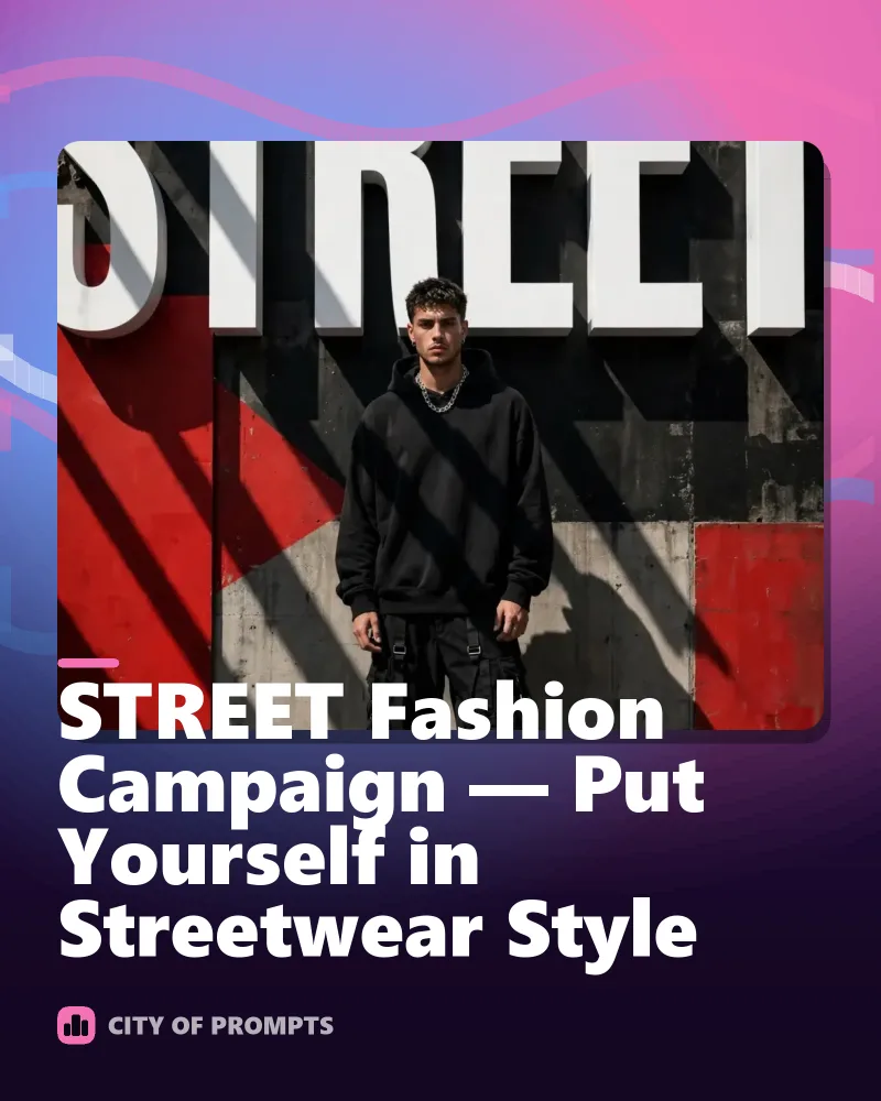 Cover image for STREET Fashion Campaign — Put Yourself in Streetwear Style