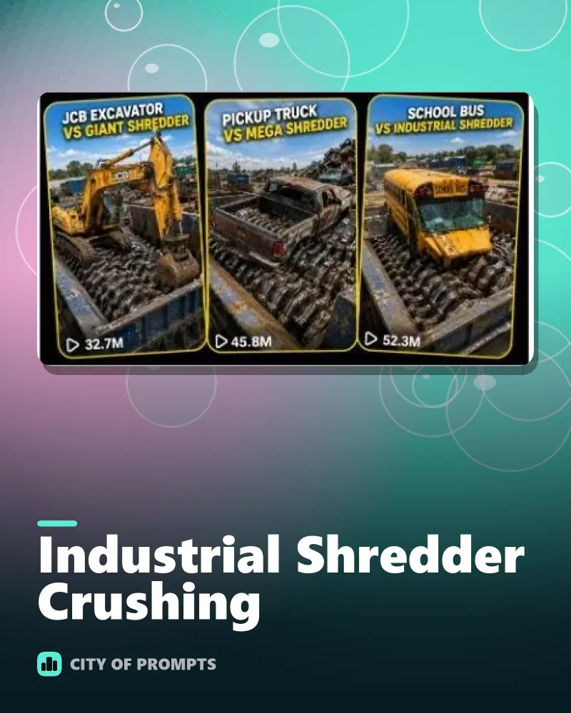 Cover image for Industrial Shredder Crushing