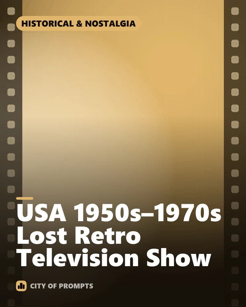 Cover image for USA 1950s–1970s Lost Retro Television Show