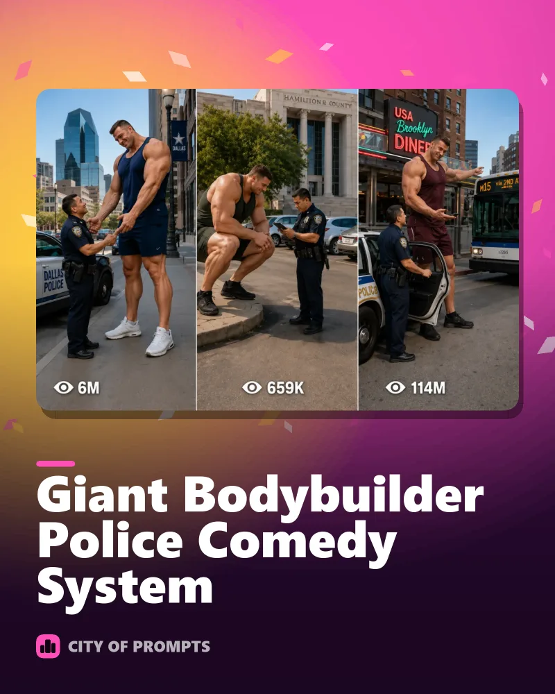 Cover image for Giant Bodybuilder Police Comedy System
