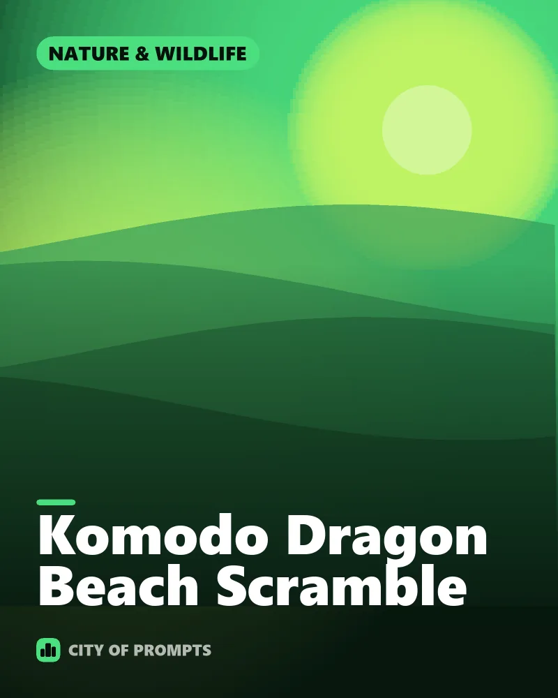 Cover image for Komodo Dragon Beach Scramble