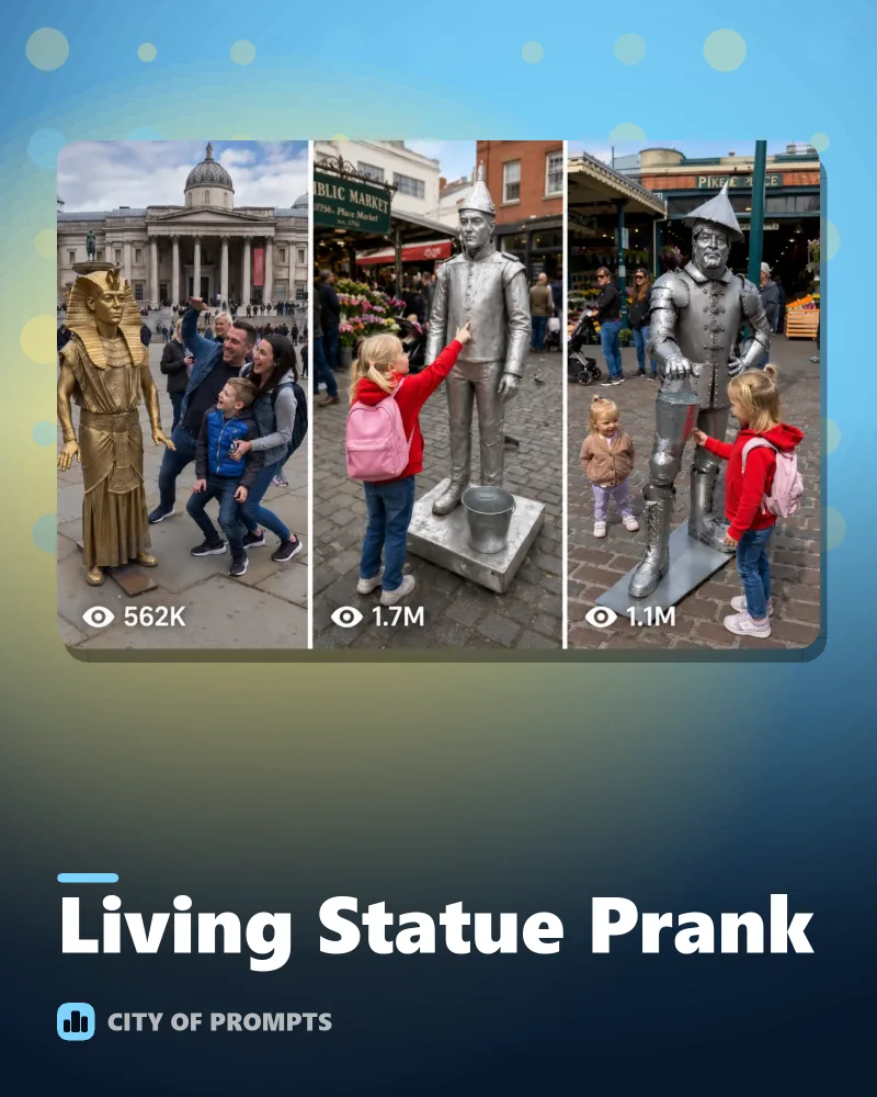 Cover image for Living Statue Prank