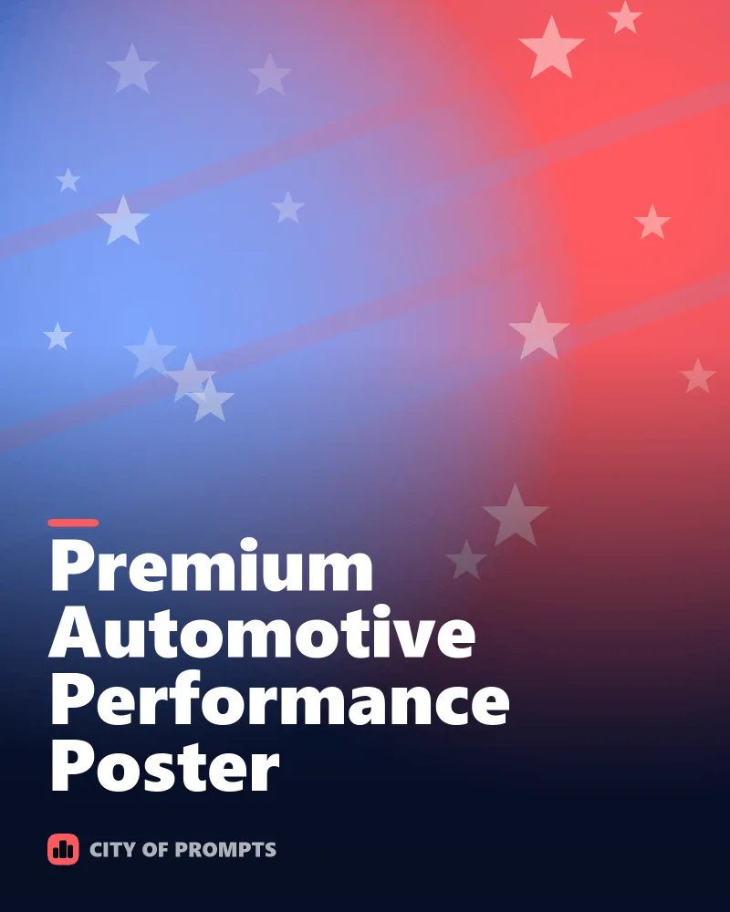 Cover image for Premium Automotive Performance Poster
