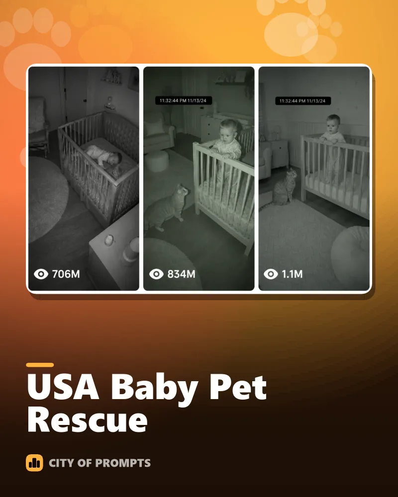 Cover image for USA Baby Pet Rescue