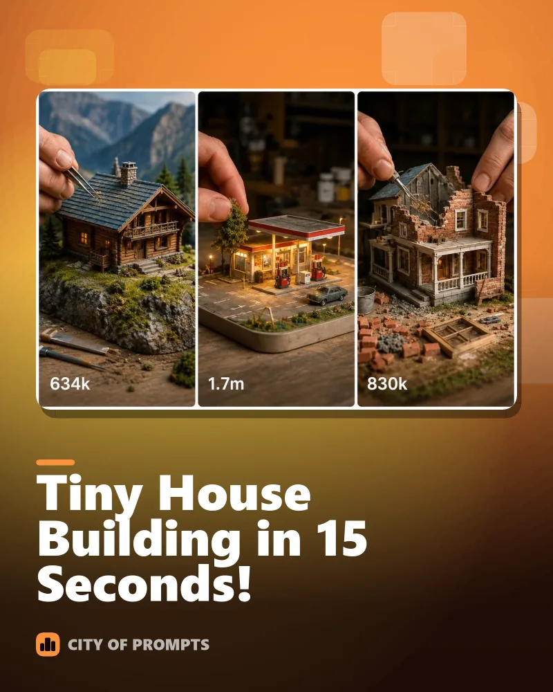 Cover image for Tiny House Building in 15 Seconds!