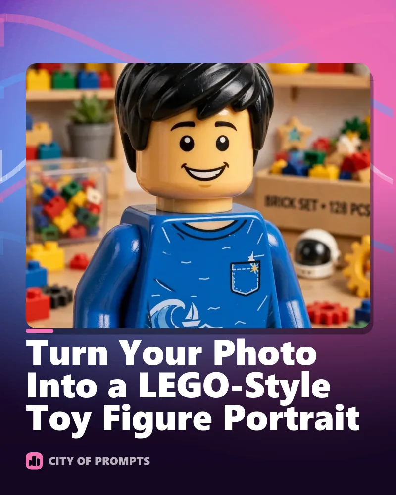 Cover image for Turn Your Photo Into a LEGO-Style Toy Figure Portrait
