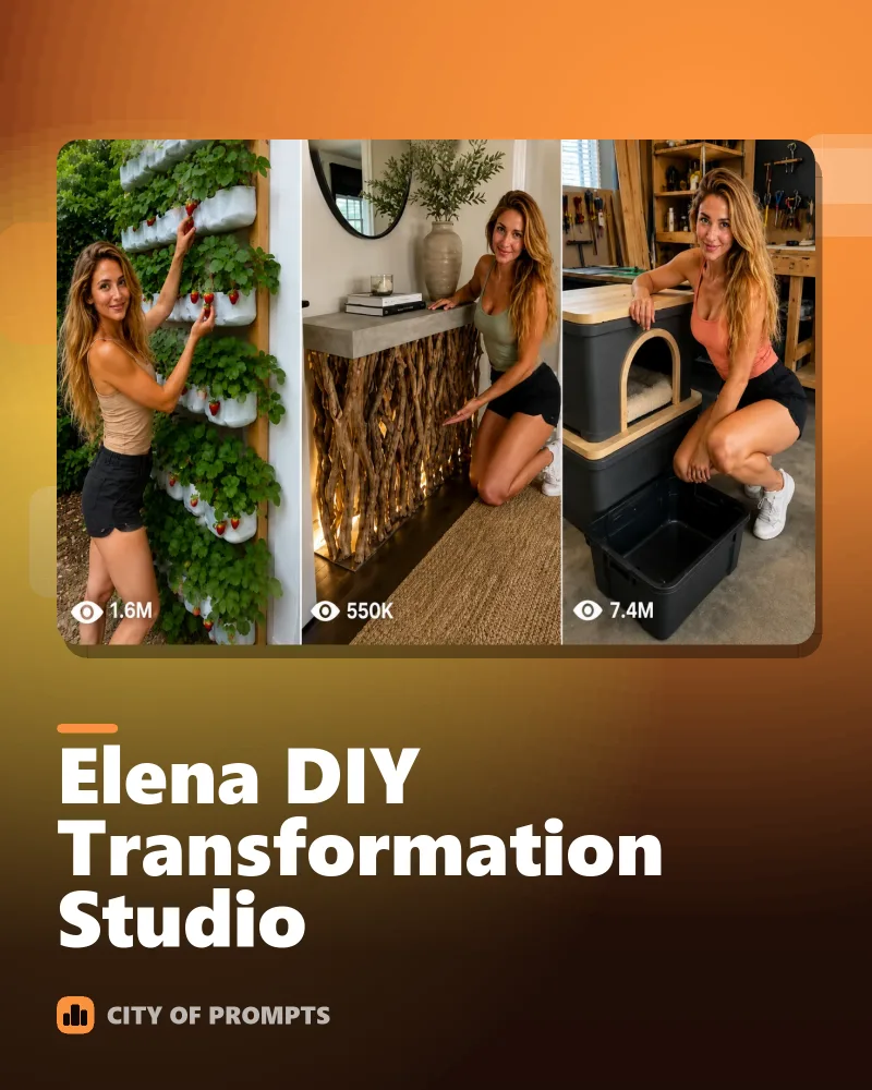 Cover image for Elena DIY Transformation Studio