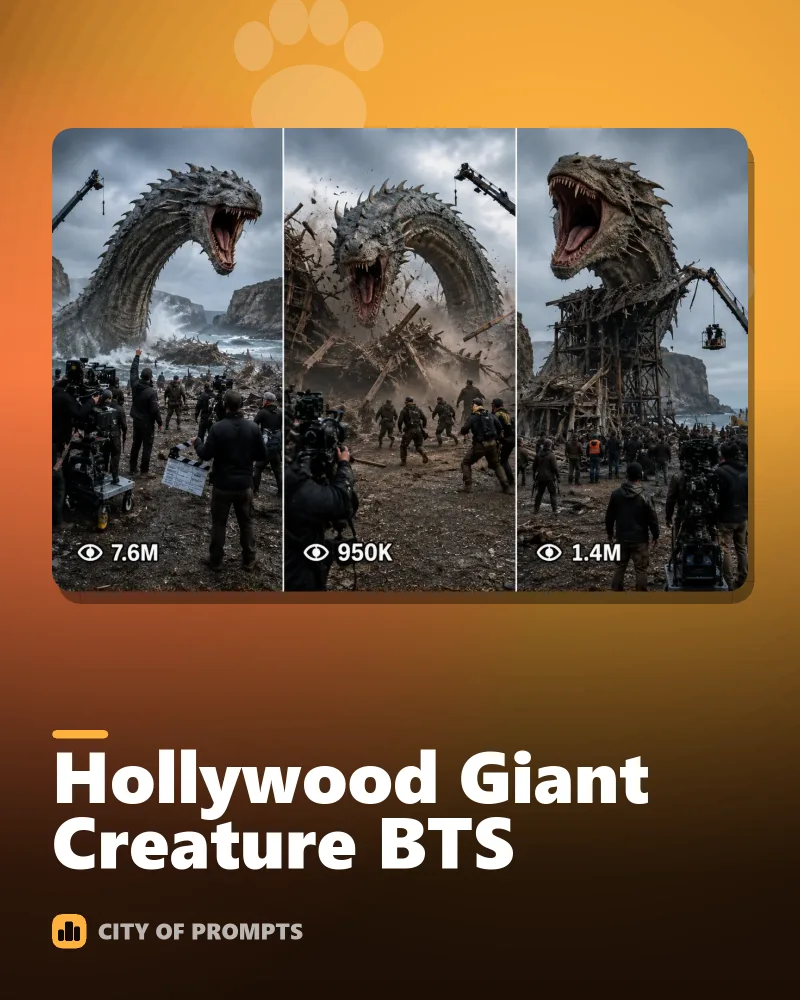 Cover image for Hollywood Giant Creature BTS