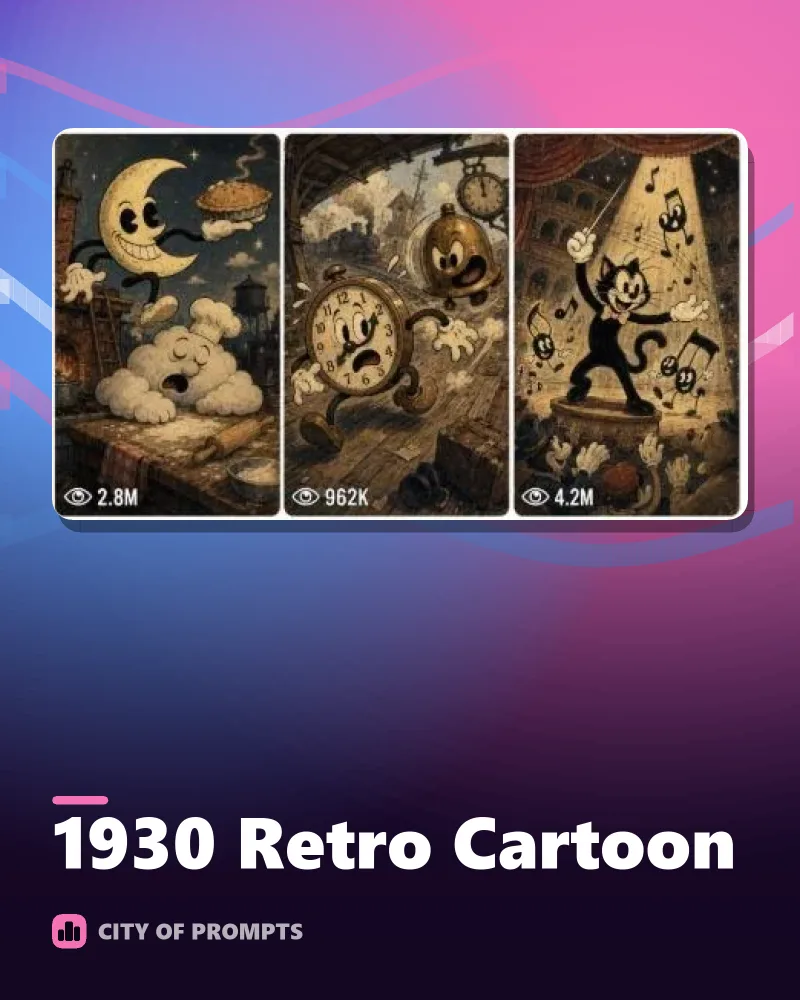 Cover image for 1930 Retro Cartoon