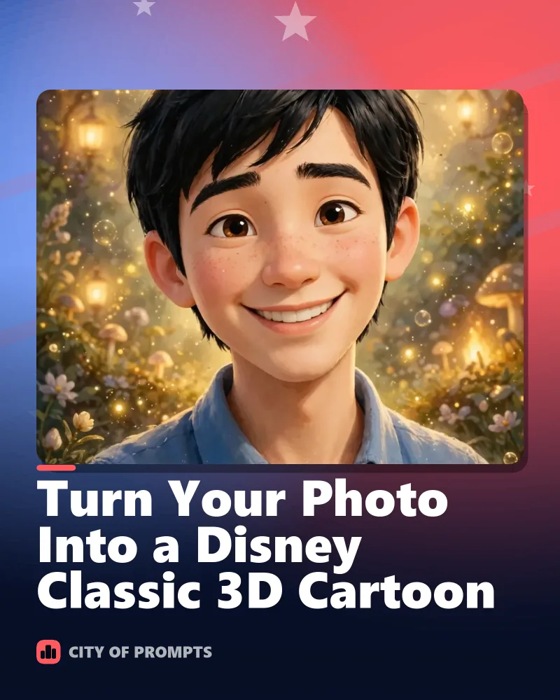 Cover image for Turn Your Photo Into a Disney Classic 3D Cartoon