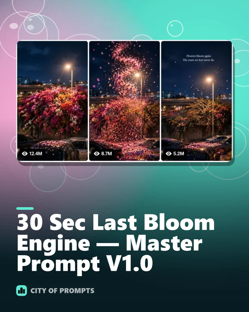 Cover image for 30 Sec Last Bloom Engine — Master Prompt V1.0