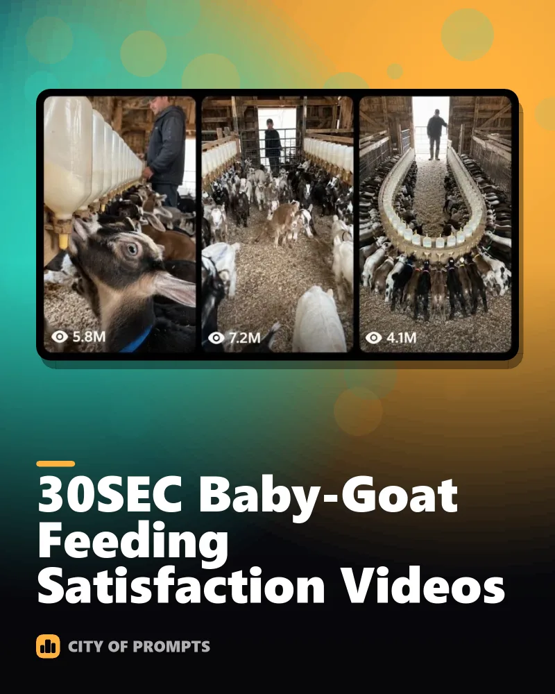 Cover image for 30SEC Baby-Goat Feeding Satisfaction Videos