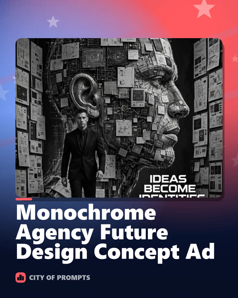 Cover image for Monochrome Agency Future Design Concept Ad