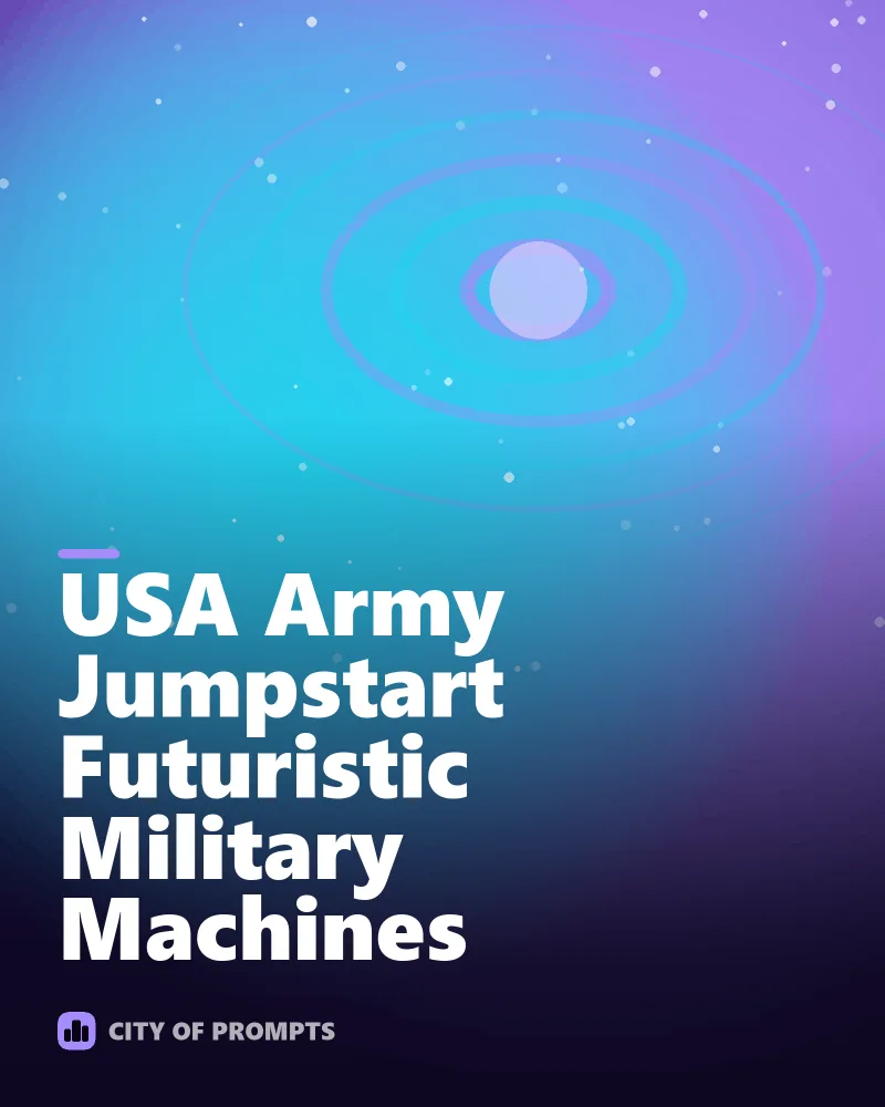 Cover image for USA Army Jumpstart Futuristic Military Machines