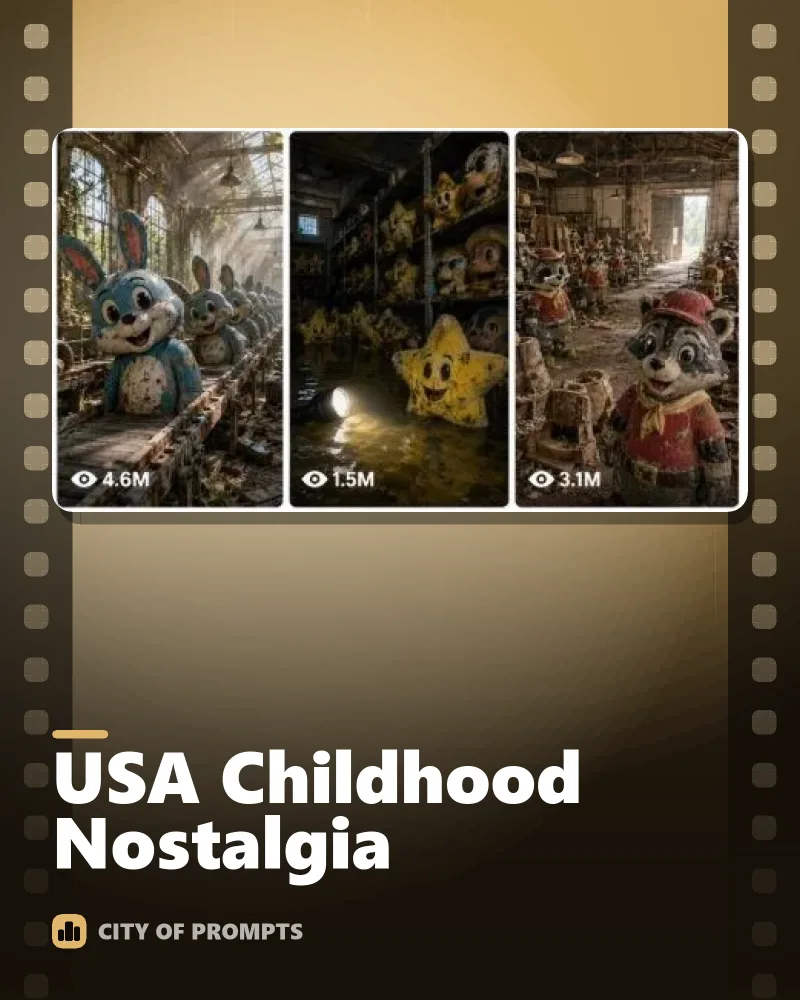 Cover image for USA Childhood Nostalgia