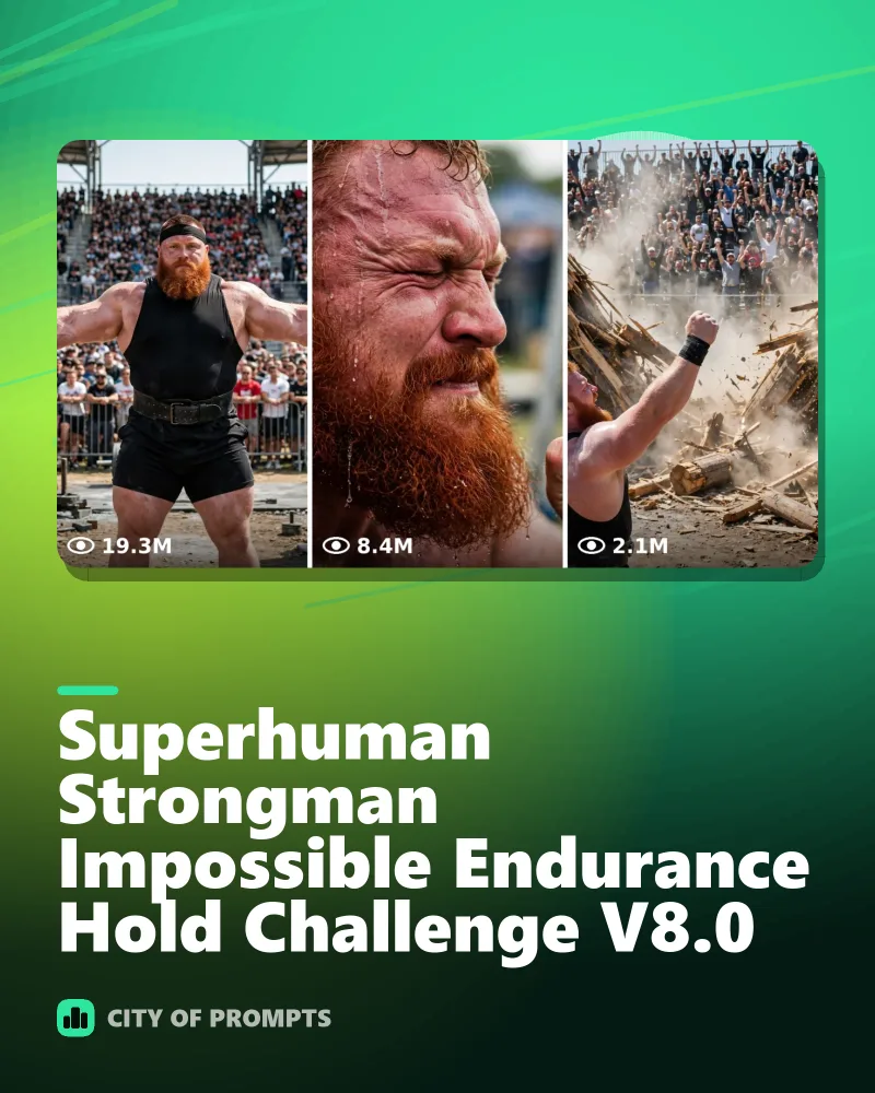 Cover image for Superhuman Strongman Impossible Endurance Hold Challenge V8.0
