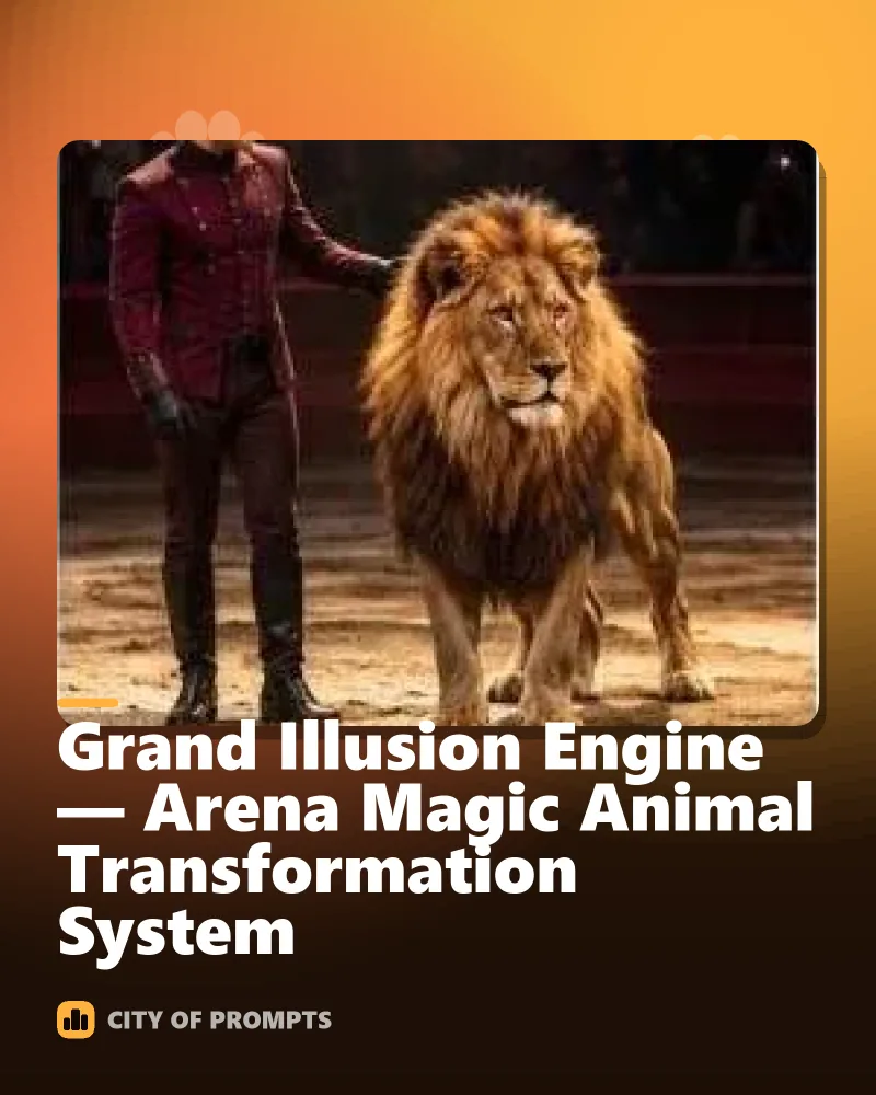 Cover image for Grand Illusion Engine — Arena Magic Animal Transformation System