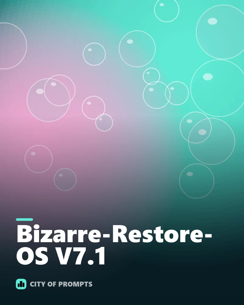 Cover image for Bizarre-Restore-OS V7.1