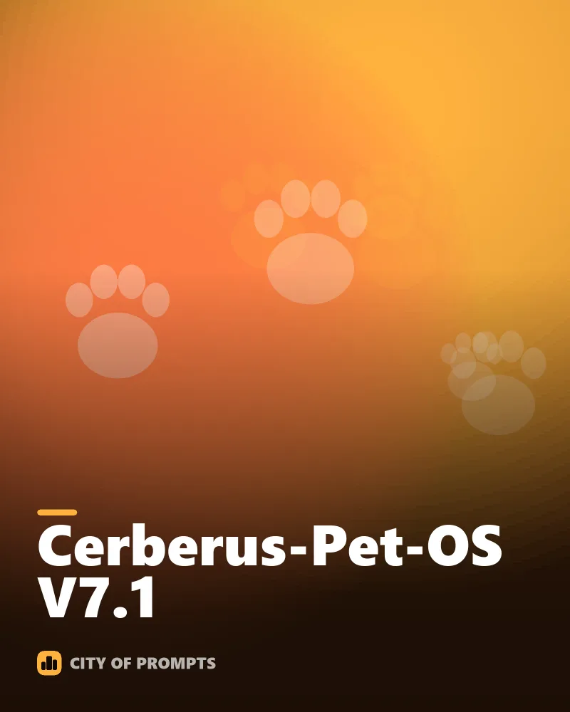 Cover image for Cerberus-Pet-OS V7.1