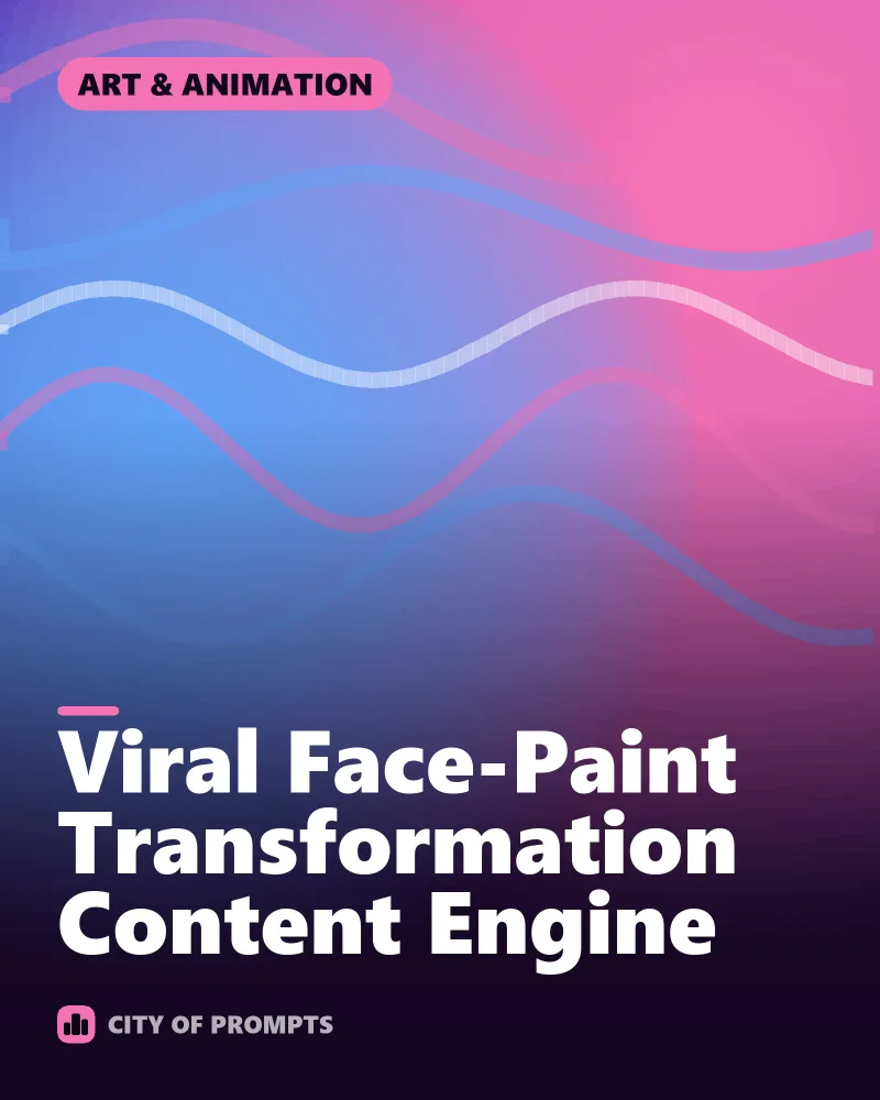 Cover image for Viral Face-Paint Transformation Content Engine