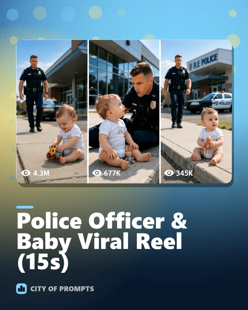 Cover image for Police Officer & Baby Viral Reel (15s)