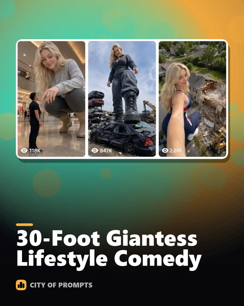 Cover image for 30-Foot Giantess Lifestyle Comedy