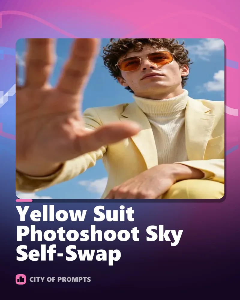 Cover image for Yellow Suit Photoshoot Sky Self-Swap