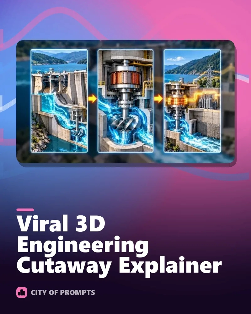Cover image for Viral 3D Engineering Cutaway Explainer