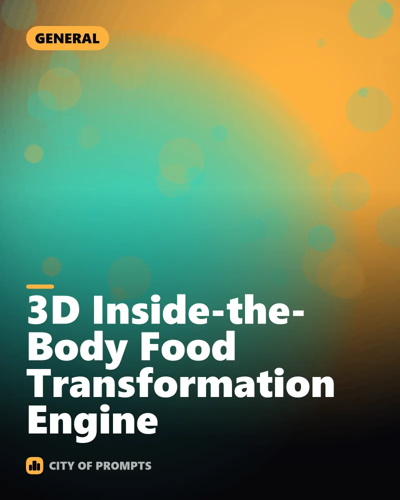 Cover image for 3D Inside-the-Body Food Transformation Engine