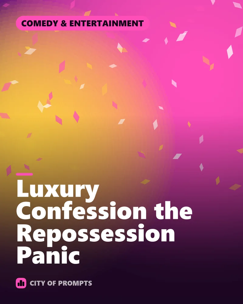 Cover image for Luxury Confession the Repossession Panic