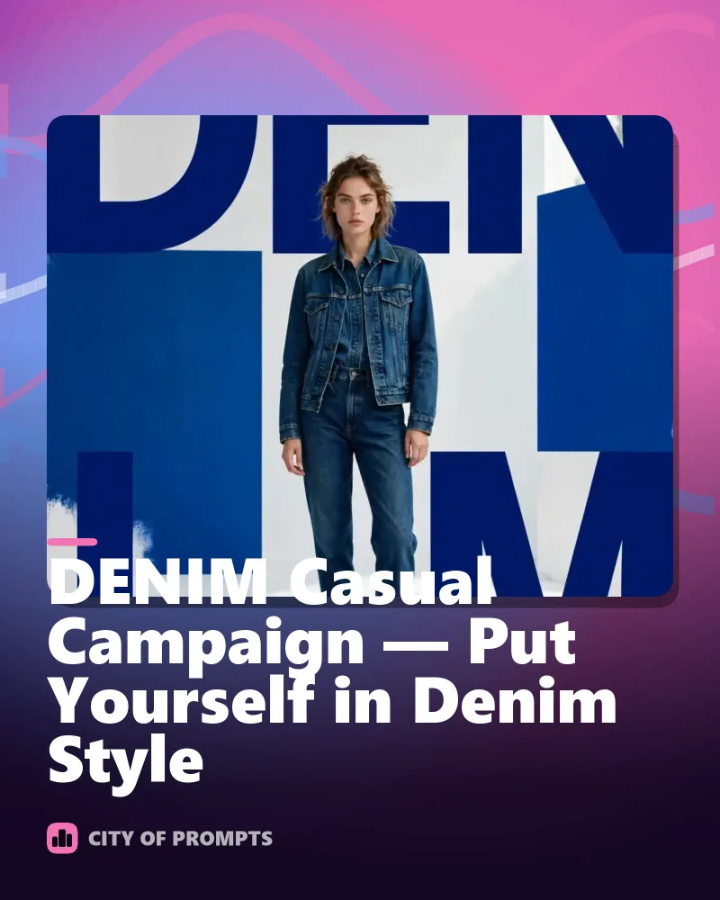 Cover image for DENIM Casual Campaign — Put Yourself in Denim Style