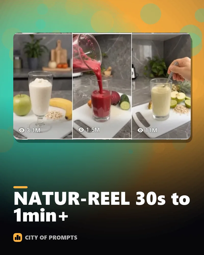 Cover image for NATUR-REEL 30s to 1min+