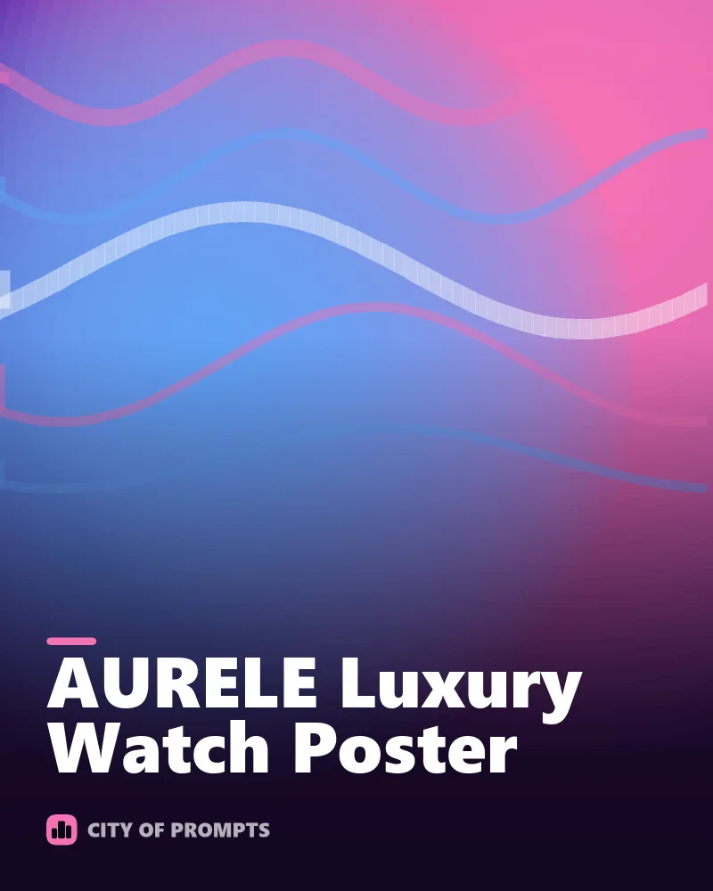 Cover image for AURELE Luxury Watch Poster