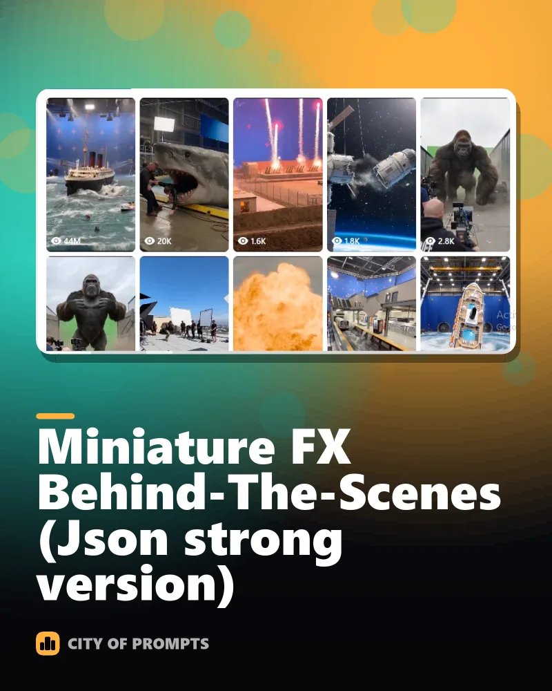 Cover image for Miniature FX Behind-The-Scenes (Json strong version)